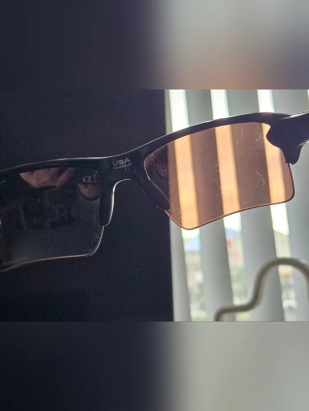 Oakley Flak 2.0 Black Frame Blue Purple Sunglasses PRIZM P 009188-59 12 133